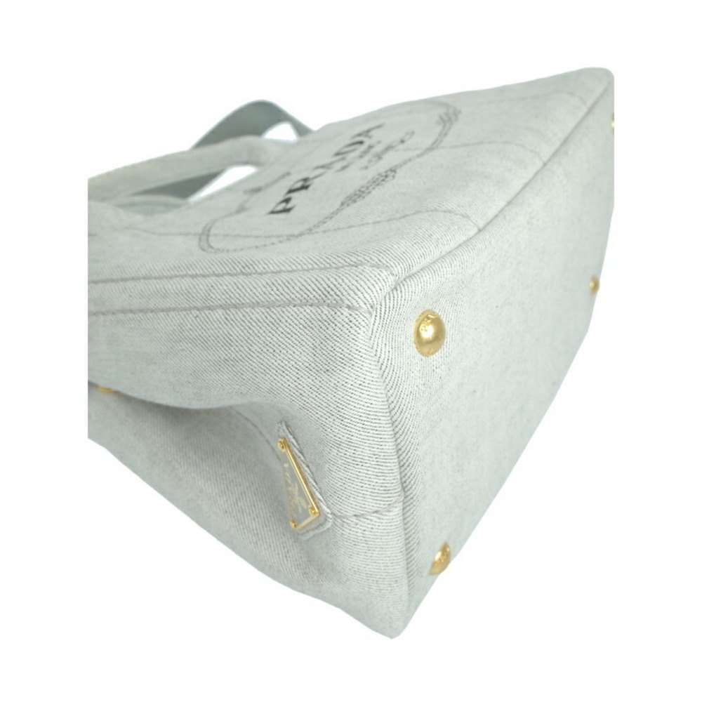 Prada 2way Canapa Denim Shoulder Bag - Picture 6 of 9